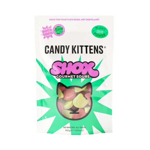 CANDY KITTEN SHOX STRAWBERRY & APPLE 140G