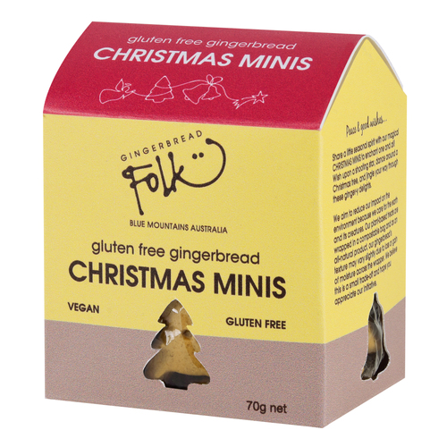 GINGERBREAD FOLK CHRISTMAS MINIS 70G