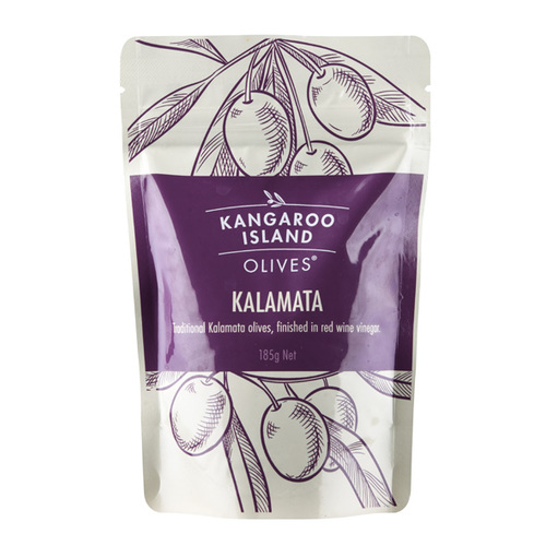 KANGAROO ISLAND OLIVES - KALAMATA OLIVES 185G