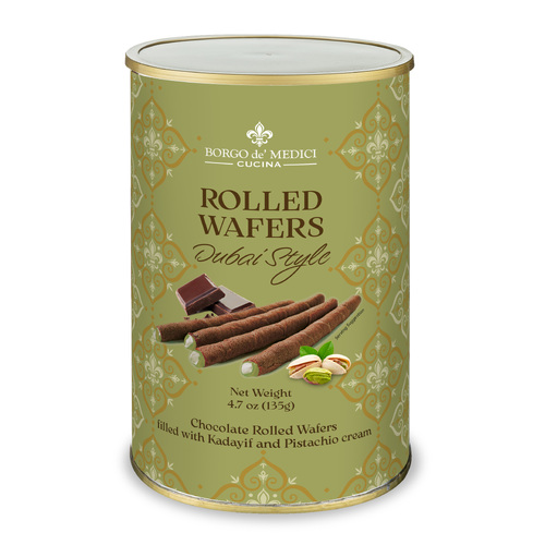 BORGO DE MEDICI DUBAI STYLE ROLLED WAFERS TIN 135G