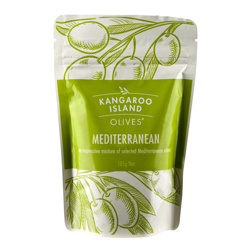 KANGAROO ISLAND OLIVES - MEDITERRANEAN OLIVES 185G