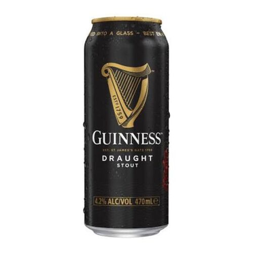 GUINNESS DRAUGHT STOUT 470ML