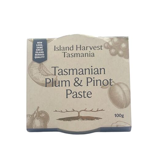 ISLAND HARVEST PLUM & PINOT PASTE 100G