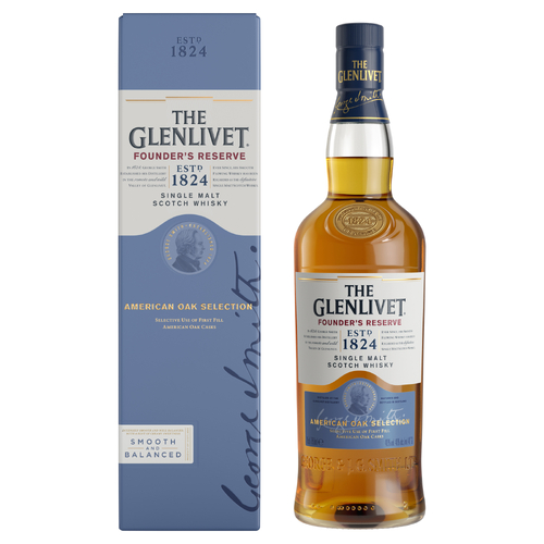 THE GLENLIVET FOUNDER'S RESERVE SINGLE MALT WHISKY 700ML