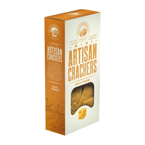 VPC - MINI ARTISAN CRACKERS CHEESE 110G
