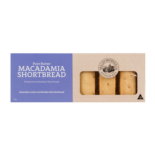VPC - PURE BUTTER MACADAMIA SHORTBREAD 175G