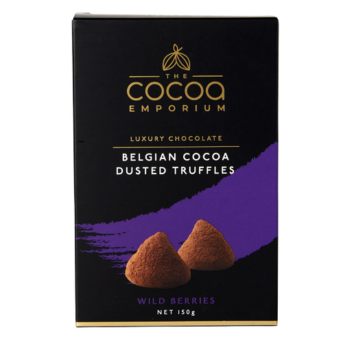 TCE - BELGIAN CHOCOLATE TRUFFLES - WILD BERRIES 150G