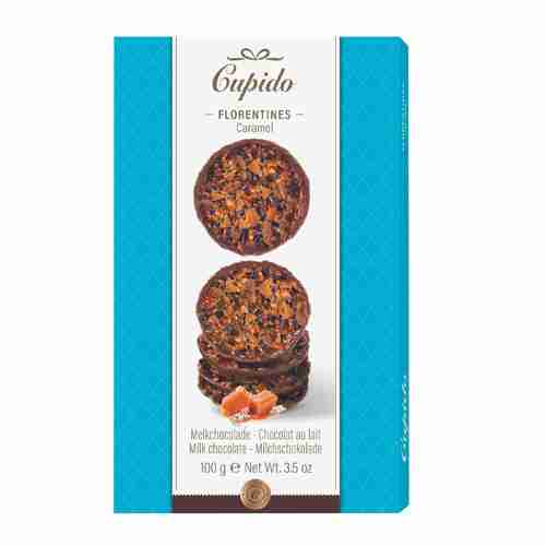 CUPIDO FLORENTINES CARAMEL MILK CHOCOLATE