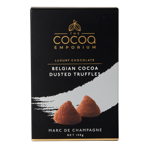 TCE - BELGIAN CHOCOLATE TRUFFLES - MARC DE CHAMPAGNE 150G
