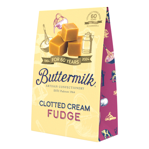 BUTTERMILK CLOTTED CREAM FUDGE 150G