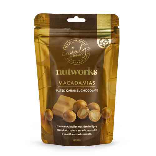 NUTWORKS SALTED CARAMEL CHOCOLATE MACADAMIAS