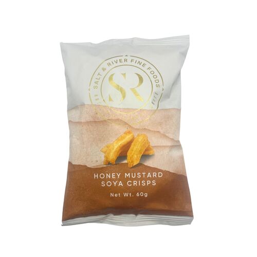 SALT & RIVER HONEY MUSTARD SOYA CRISPS 60G