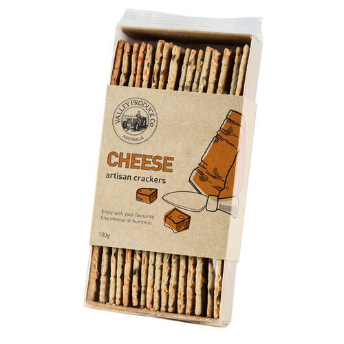 VPC - ARTISAN FLATBREAD CRACKERS - CHEESE 130G