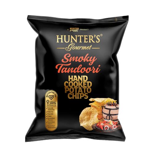 HUNTER'S SMOKEHOUSE BBQ POTATO CHIPS 125G