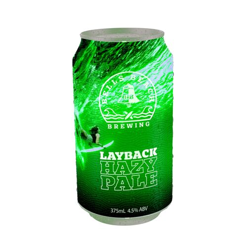 BELLS BEACH BREWING LAYBACK HAZY PALE 375ML